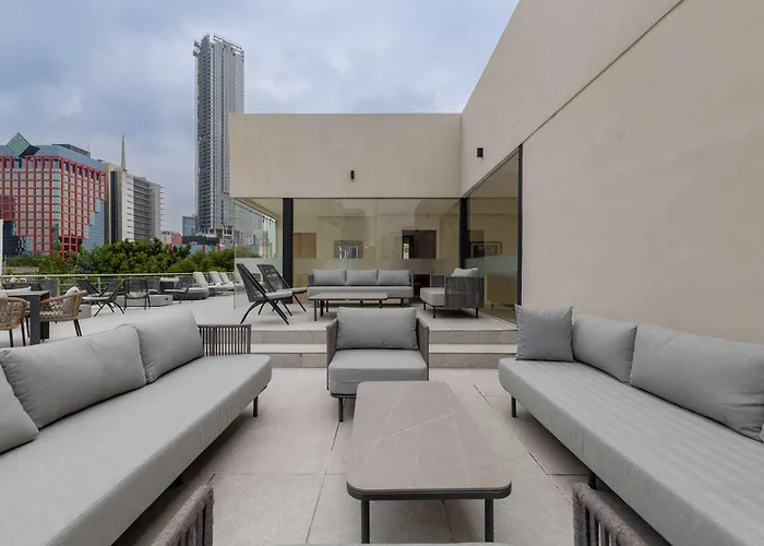 501 Std A Capitalia Urban With Balcony And Gym Apartment Mexico City